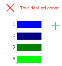 6. Paramètres de sélection