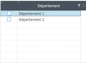 1. Liste des départements