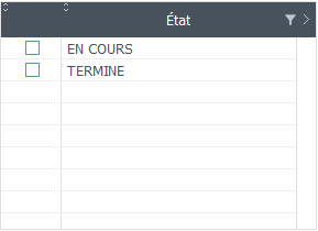 4. Liste des états de projet